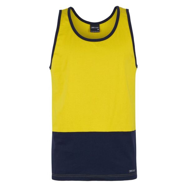 Hi Vis Cotton Singlet Thumbnail